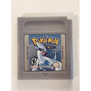 Nintendo Gameboy Color GBC Pokemon Silver US Version Tested Working EUC